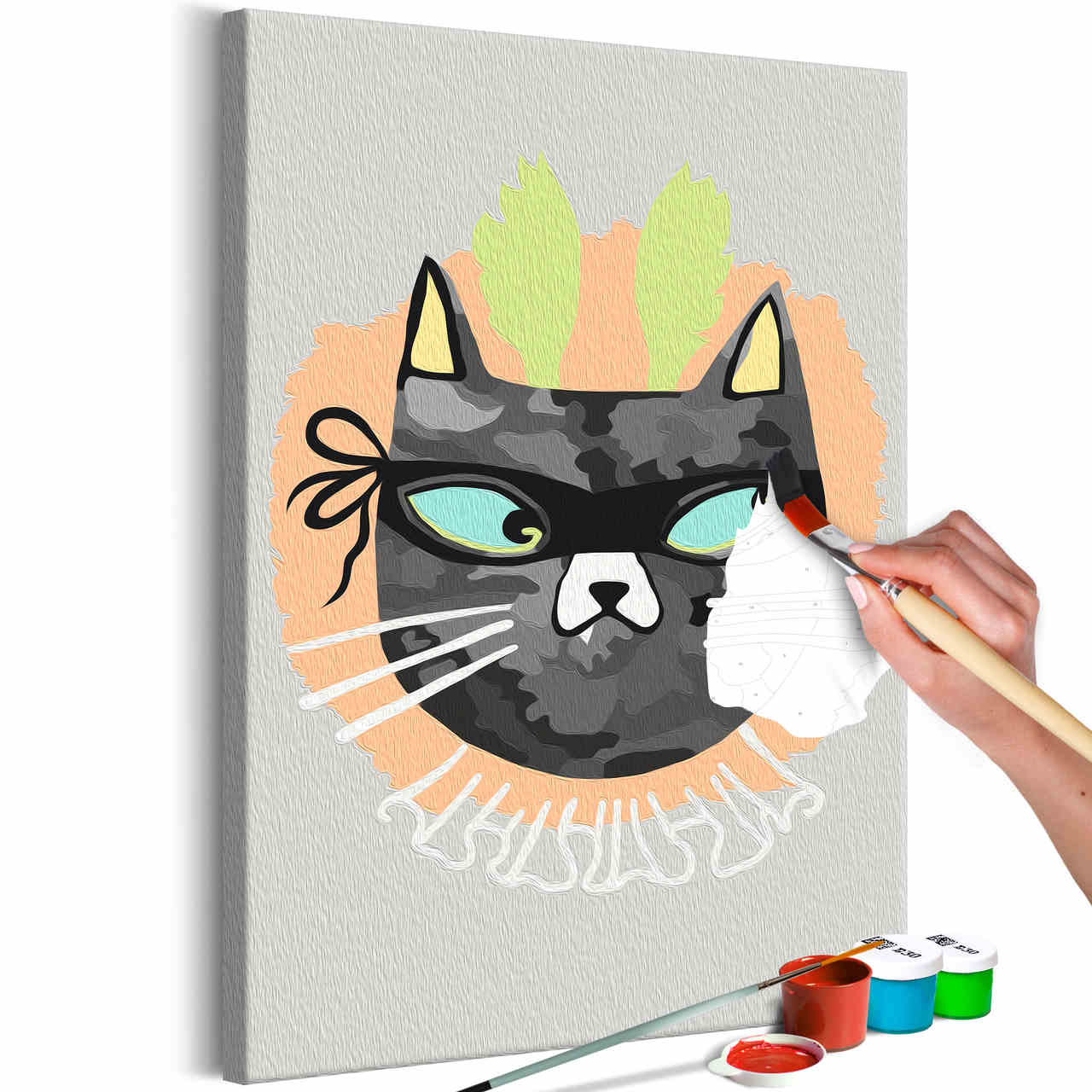 Malen nach Zahlen - Half Cat, Half Rabbit Malen nach Zahlen - Half Cat, Half Rabbit von Artgeist