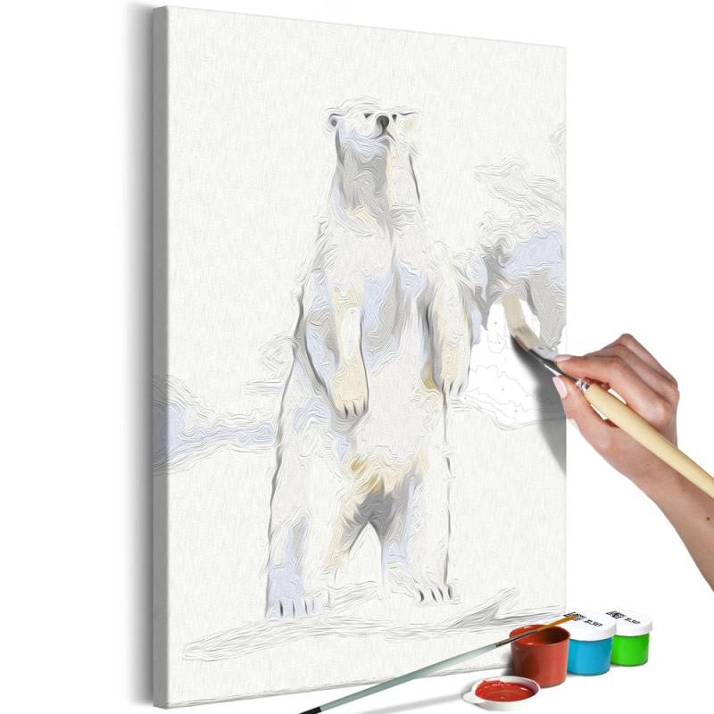 Malen nach Zahlen - Inquisitive Bear von Artgeist