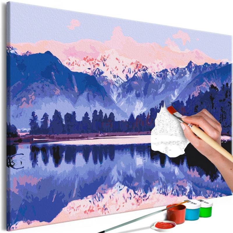 Malen nach Zahlen - Matheson Lake von Artgeist