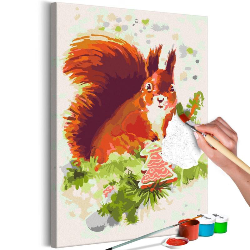 Malen nach Zahlen - Squirrel von Artgeist