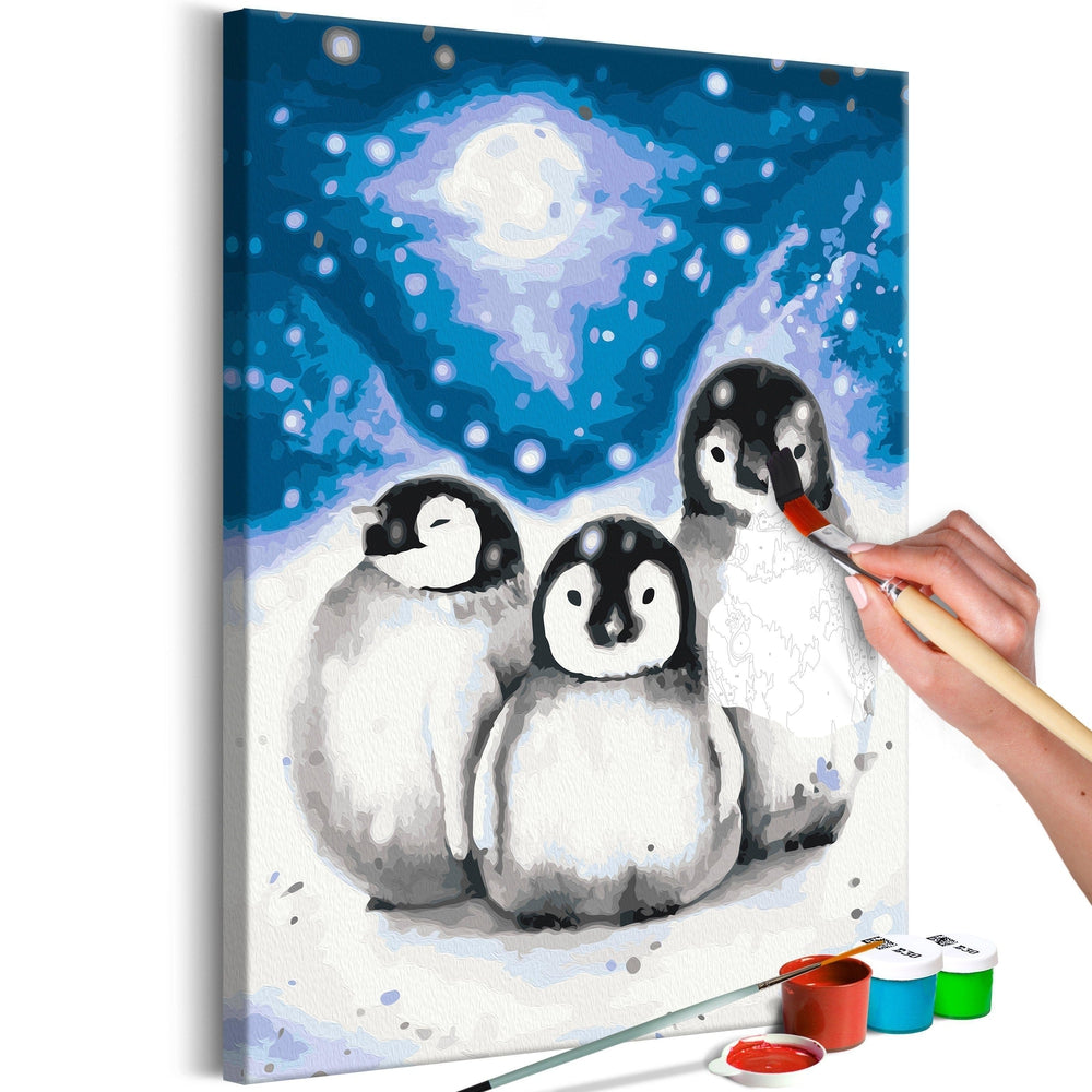 Malen nach Zahlen - Three Penguins Malen nach Zahlen - Three Penguins von Artgeist