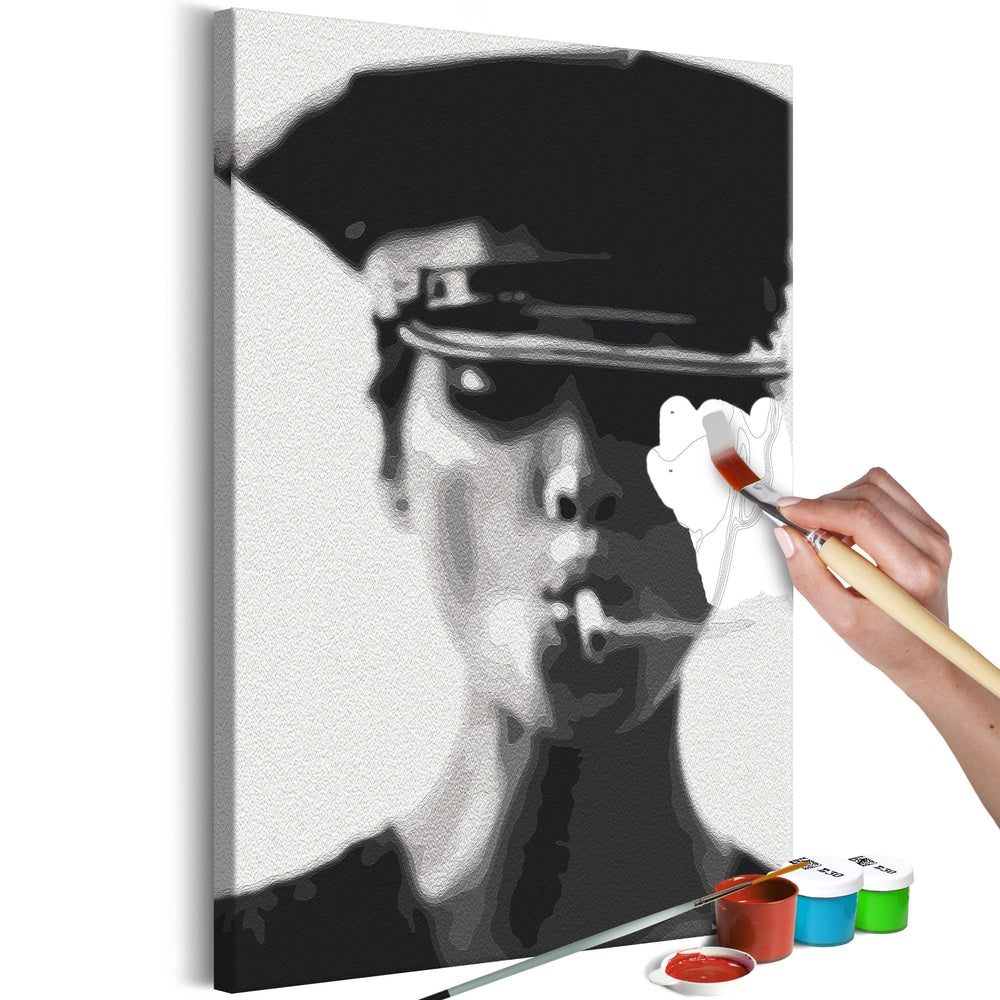 Malen nach Zahlen - Woman With Cigarette Malen nach Zahlen - Woman With Cigarette von Artgeist