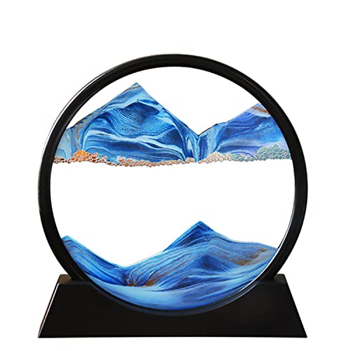 Arthink Bewegliches Sandkunstbild, flüssige Bewegung, 3D-Meereslandschaft in Bewegung, fließender Sandrahmen, Desktop-Kunst, Bücherregale, Heimbüro-Dekoration Arthink Bewegliches Sandkunstbild, flüssige Bewegung, 3D-Meereslandschaft in Bewegung, fließender Sandrahmen, Desktop-Kunst, Bücherregale, Heimbüro-Dekoration von Arthink