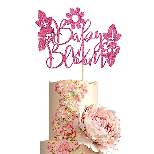 Arthsdite Baby in Bloom Tortenaufsatz – Geschlecht offenbaren Kuchen Dekoration – Schwangerschaft Ankündigung/Wecome Baby Party Supplies – Rosa Glitzer Arthsdite Baby in Bloom Tortenaufsatz – Geschlecht offenbaren Kuchen Dekoration – Schwangerschaft Ankündigung/Wecome Baby Party Supplies – Rosa Glitzer von Arthsdite