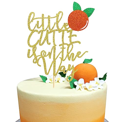 Arthsdite Little Cutie Is On The Way Tortenaufsatz mit orangefarbener Kuchendekoration für Zitrusmotive Babyparty, Kindergeburtstag, Partyzubehör Arthsdite Little Cutie Is On The Way Tortenaufsatz mit orangefarbener Kuchendekoration für Zitrusmotive Babyparty, Kindergeburtstag, Partyzubehör von Arthsdite