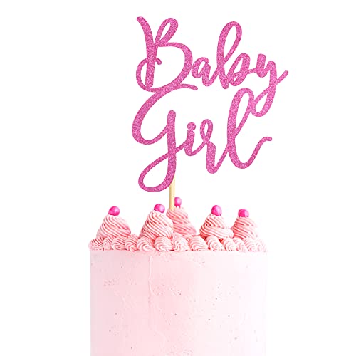 Arthsdite Tortenaufsatz für Baby-Partys oder Neugeborene, Party-Dekoration, rosa Glitzer von Arthsdite