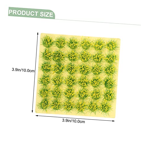 ARTIBETTER 1 Blatt Grasmodell künstlich klein Grasläufer Grasbüschel Grashaufen-Modell lebensechte Kunstrasenpflanzen Miniatur-Gartenlandschaft Diorama-Gras Plastik Yellow ARTIBETTER 1 Blatt Grasmodell künstlich klein Grasläufer Grasbüschel Grashaufen-Modell lebensechte Kunstrasenpflanzen Miniatur-Gartenlandschaft Diorama-Gras Plastik Yellow von Artibetter