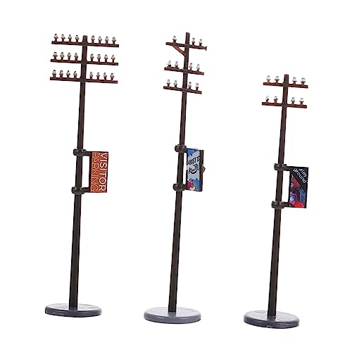 Artibetter 1 Satz Micro Landschaft Dekoration Telegraphipfosten für Sandtisch Szenen DIY Modellbau Zubehör für Projekte und Mikrodekorationen Artibetter 1 Satz Micro Landschaft Dekoration Telegraphipfosten für Sandtisch Szenen DIY Modellbau Zubehör für Projekte und Mikrodekorationen von Artibetter