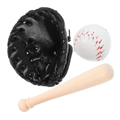 ARTIBETTER 1 Satz Sportzubehör für Puppenstuben Miniatur-Baseballschläger Mini-Sportspielzeug Mini Baseball Mini-Baseball- kleine Baseballs Mini-Puppenhaus-Zubehör Abs Schwarz ARTIBETTER 1 Satz Sportzubehör für Puppenstuben Miniatur-Baseballschläger Mini-Sportspielzeug Mini Baseball Mini-Baseball- kleine Baseballs Mini-Puppenhaus-Zubehör Abs Schwarz von Artibetter