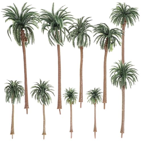 ARTIBETTER 10 Stück Teiliges Mini Kokospalmen Modell aus Kunststoff Verschiedene Realistisches Grünes Landschaftsbaum Zubehör für DIY Sandtisch Mikro Landschaft Kreative Dekoration ARTIBETTER 10 Stück Teiliges Mini Kokospalmen Modell aus Kunststoff Verschiedene Realistisches Grünes Landschaftsbaum Zubehör für DIY Sandtisch Mikro Landschaft Kreative Dekoration von Artibetter