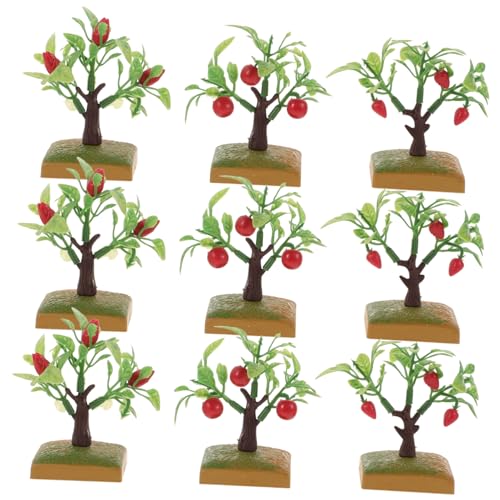 ARTIBETTER 10 Stück Teiliges Miniatur Modellbäume Obstbäume Mini Deko Bäume für Sandtisch Mikro Landschaft Architektur Szene Landschaftsdekoration ARTIBETTER 10 Stück Teiliges Miniatur Modellbäume Obstbäume Mini Deko Bäume für Sandtisch Mikro Landschaft Architektur Szene Landschaftsdekoration von Artibetter