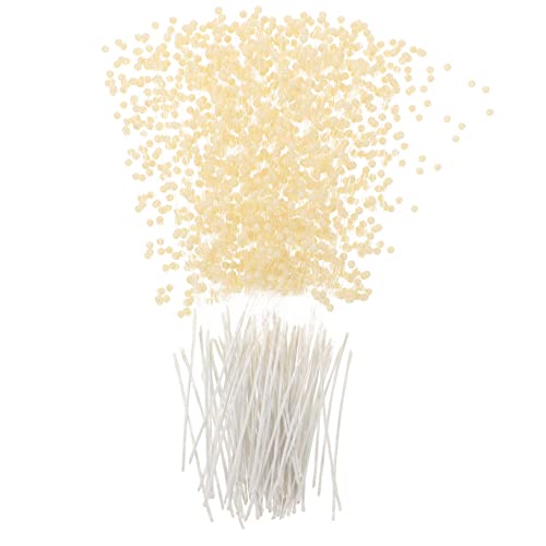 ARTIBETTER 100 Stück Perlen Blüten Cake Topper Beige Perlenstrauß für Hochzeiten Geburtstagsfeiern und Diy Dekorationen von Artibetter