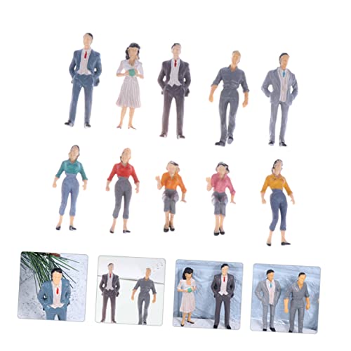 ARTIBETTER 10Stücke Teiliges Gemalte Figuren Hochwertigem für Modellbau für Zug Layouts und Szenen Farben Langlebig und Leicht ARTIBETTER 10Stücke Teiliges Gemalte Figuren Hochwertigem für Modellbau für Zug Layouts und Szenen Farben Langlebig und Leicht von Artibetter