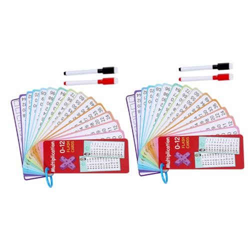 Artibetter 2sätze Lernkarten Multiplikation Trocken Abwischbar Mit Ringen Tabellen-lernkarten Multiplikationskarten Interaktive Für Schule Und Reisen Artibetter 2sätze Lernkarten Multiplikation Trocken Abwischbar Mit Ringen Tabellen-lernkarten Multiplikationskarten Interaktive Für Schule Und Reisen von Artibetter