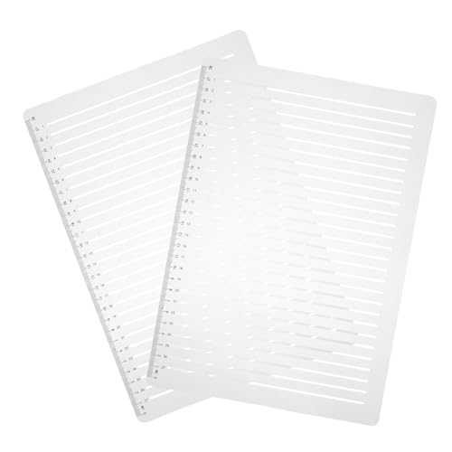 ARTIBETTER 2 Sätze Präzise Kunststoff Linealschablone mit Abstand Geradlinige Zeichenvorlage für Kalligraphie Journaling Stencil und Schreibhilfe Vielseitig für Kreative Projekte Geeignet ARTIBETTER 2 Sätze Präzise Kunststoff Linealschablone mit Abstand Geradlinige Zeichenvorlage für Kalligraphie Journaling Stencil und Schreibhilfe Vielseitig für Kreative Projekte Geeignet von Artibetter