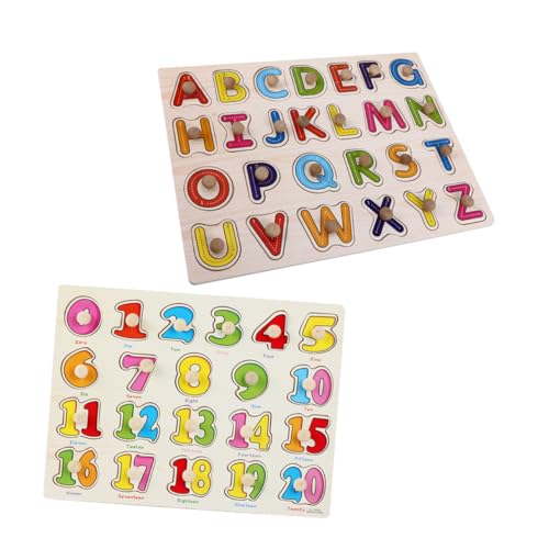 ARTIBETTER 2 Satz Vorschulspielzeug Puzzle Formen Montessori-rätsel Buchstabenrätsel Zahlenrätsel Für Kleinkinder Zahlenspielzeug Für Kleinkinder Alphabet-rätsel Kleinkind -rätsel Holz ARTIBETTER 2 Satz Vorschulspielzeug Puzzle Formen Montessori-rätsel Buchstabenrätsel Zahlenrätsel Für Kleinkinder Zahlenspielzeug Für Kleinkinder Alphabet-rätsel Kleinkind -rätsel Holz von Artibetter