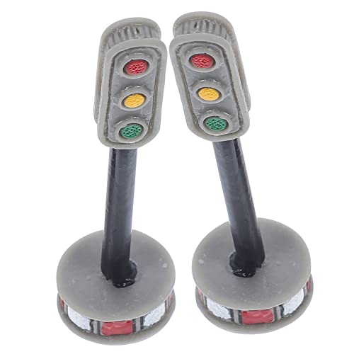 Artibetter 2 Stück Ampelmodell Klein Nacht Verkehr Mini Drinnen Fee Lampe Ampel Für Mikro-landschaftslicht Winzige Lampe Spielset Für Die Frühe Bildung Von Kindern Harz von Artibetter