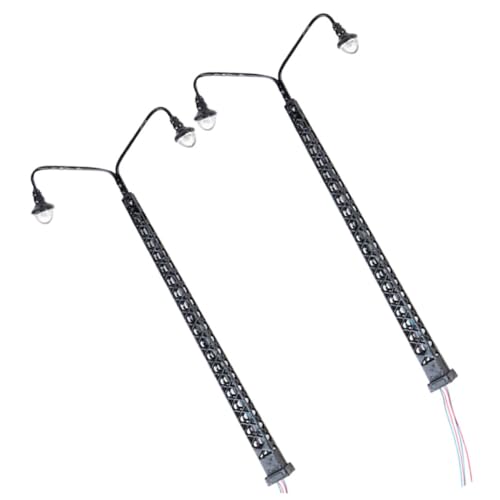 Artibetter 2 Stück Modell Gartenleuchte Mini Laternenpfahl für die Modelleisenbahn Lampe modeleisenbahnen Figuren für modelleisenbahnen Ampelmodelle Eisenbahn-Ampelmodell Edelstahl Plus abs Artibetter 2 Stück Modell Gartenleuchte Mini Laternenpfahl für die Modelleisenbahn Lampe modeleisenbahnen Figuren für modelleisenbahnen Ampelmodelle Eisenbahn-Ampelmodell Edelstahl Plus abs von Artibetter