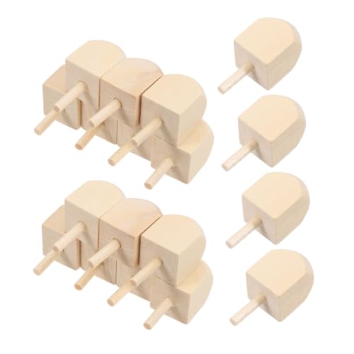 ARTIBETTER 20 Stück Teiliges Holz Dreidels Hanukkah Unbemalt zum Selbergestalten Traditionelle für DIY Holzspielzeug Festliche Dekoration und Familien Spiele ARTIBETTER 20 Stück Teiliges Holz Dreidels Hanukkah Unbemalt zum Selbergestalten Traditionelle für DIY Holzspielzeug Festliche Dekoration und Familien Spiele von Artibetter