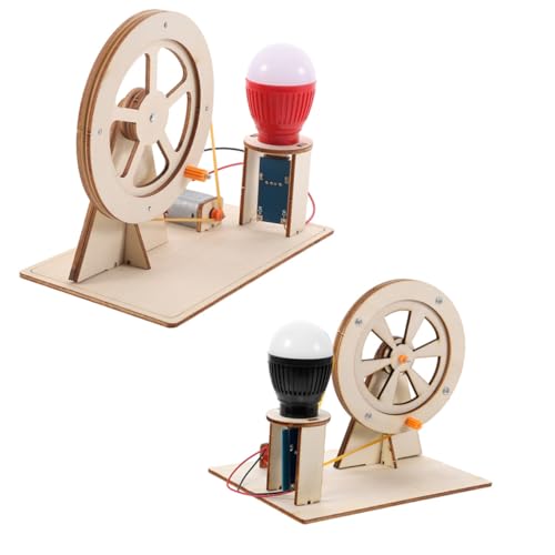 ARTIBETTER 2Sätze Handkurbelgenerator Für Teiliges DIY Kit Mit Manuellem Generator Lernspielzeug Technik Experimente von Artibetter