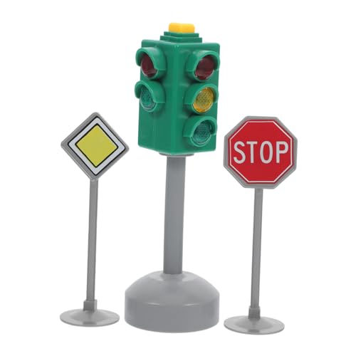 Artibetter 3 Teiliges Ampel Stoppschild Für Zuglampe Eisenbahnampeln Zebrastreifen Ampel Ampeldekor Intelligente Ampel Verkehrsschilder Für Leichte Bauchmuskeln von Artibetter
