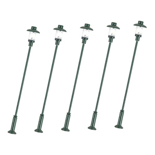 ARTIBETTER 5 Stück Miniatur Gartenlampen Sandtisch Modelleisenbahn Straßenlaternen für Landschaftsdekoration DIY Mini Haus Accessoires Realistische Details und Stabile Basis ARTIBETTER 5 Stück Miniatur Gartenlampen Sandtisch Modelleisenbahn Straßenlaternen für Landschaftsdekoration DIY Mini Haus Accessoires Realistische Details und Stabile Basis von Artibetter