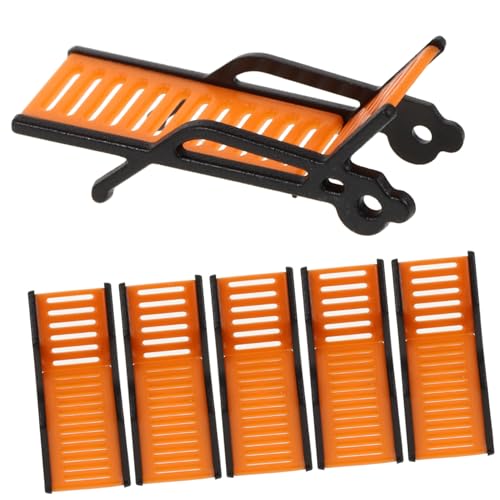ARTIBETTER 6 Stück Mini Bank Modell Mini Sonnenstuhl Nautisches Puppenhaus Strandkorb Liege Tragbar Sommer Küsten Mini Lounge Sessel Modell Kleines Mini Strandkorb Modell von Artibetter