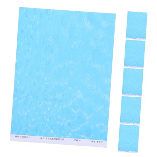 ARTIBETTER 6 Stück Wasserwellen Sticker Ultradünne Wasseroberflächen Dekorfolie mit Realistischer Wasserstruktur Selbstklebend für Miniaturlandschaften Sandtische Modelle und DIY Projekte ARTIBETTER 6 Stück Wasserwellen Sticker Ultradünne Wasseroberflächen Dekorfolie mit Realistischer Wasserstruktur Selbstklebend für Miniaturlandschaften Sandtische Modelle und DIY Projekte von Artibetter