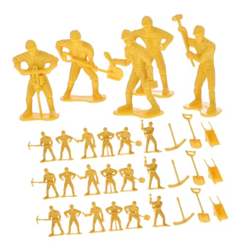 ARTIBETTER 63 Stück Teiliges Miniatur Bauarbeiter Figuren Realistisches Notfall Reparatur Team mit Detaillierten Werkzeugen Kindersicheres Kunststoffspielzeug für Lernen Gruppen und ARTIBETTER 63 Stück Teiliges Miniatur Bauarbeiter Figuren Realistisches Notfall Reparatur Team mit Detaillierten Werkzeugen Kindersicheres Kunststoffspielzeug für Lernen Gruppen und von Artibetter