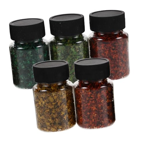 ARTIBETTER Flaschen Realistische Miniatur Herbstblätter Detailgetreue Simulation für DIY Miniatur Landschaft Mini-Herbstblätter für Modellbau Diorama und Vielseitig Einsetzbar für Kreative von Artibetter