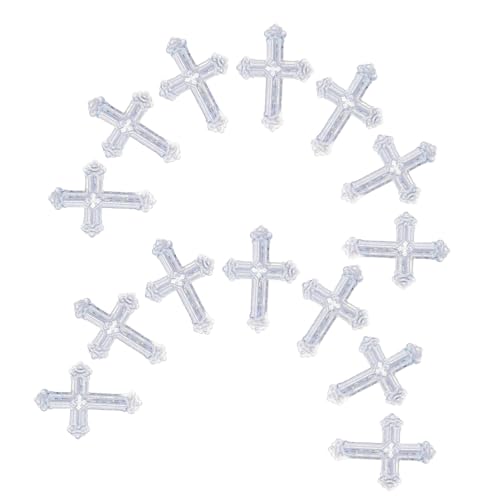 ARTIBETTER Glitzernde Kreuz-konfetti Tischdeko Silber Leicht Streubar Langlebig Funkelnd für Religiöse Feiern Taufe Hochzeit Shower Valentinstag Festliche Anlässe von Artibetter