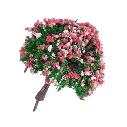 ARTIBETTER Miniatur Baum Dekoration Kunstpflanze für Diorama und Modellbau Simulationsbaum für Mini Garten und Holzhibiskus von Artibetter