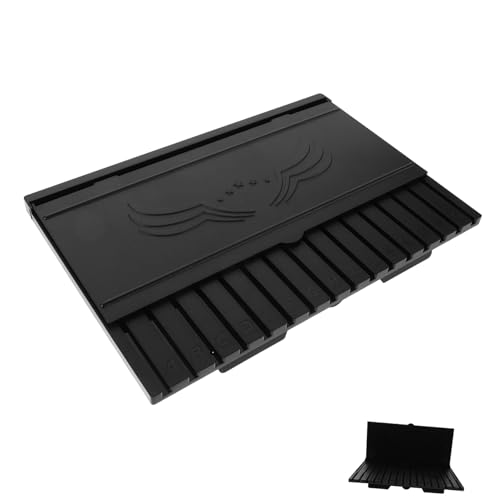 ARTIBETTER Modellteile Organizer Desktop Rack mit Buchstaben Platzsparender Schwarzer Kunststoffständer für Modellbausatz Zubehör Vielseitiges Modellteile Regal zur Werkzeug von Artibetter