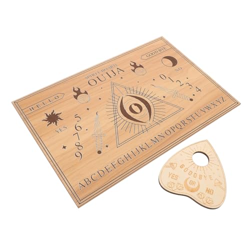 Artibetter 1 Satz hölzerne Ornamente Planke Divination gruselig Wohnkultur Wünschelrutenpendel Holzbrett Pendelbrett aus Holz Informationstafel zur Wahrsagerei Beige Artibetter 1 Satz hölzerne Ornamente Planke Divination gruselig Wohnkultur Wünschelrutenpendel Holzbrett Pendelbrett aus Holz Informationstafel zur Wahrsagerei Beige von Artibetter