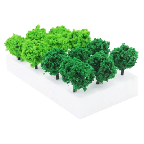 Artibetter 1 Schachtel Modellbaum Landschaftsbaum Kunstpflanze für Sandtisch Layout DIY Cluster für Modelleisenbahn und Architektur Dekoration Zufällige Basisfarbe Zufällige von Artibetter