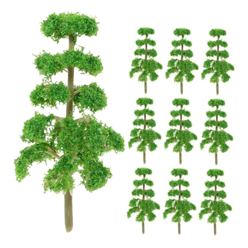 Artibetter 10 Stück Mini-Modellbaum DREI Modelleisenbahnbäume Fallen gefälscht Laub Modellbau Bäume Landschafts Modell Miniaturbäume zum Basteln Modell Kiefern Plastik Green Artibetter 10 Stück Mini-Modellbaum DREI Modelleisenbahnbäume Fallen gefälscht Laub Modellbau Bäume Landschafts Modell Miniaturbäume zum Basteln Modell Kiefern Plastik Green von Artibetter