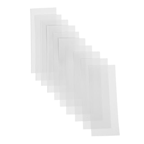 Artibetter 10 Stück Teiliges PVC Augennetz Weiß für Masken DIY Tierkostüm Cosplay Zubehör Langlebiges Kunststoff-mesh mit Klarem Sichtfeld Komfortabel für Langes Tragen für Fursuit und von Artibetter