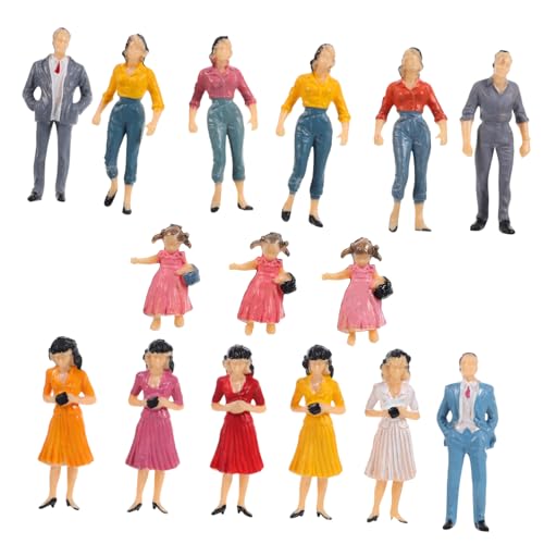Artibetter 15Stücke Bemalte Miniaturfiguren für Architektur Layouts Modelleisenbahnen und Schulprojekte Zufällige Farben und Stile für Miniaturszenen Artibetter 15Stücke Bemalte Miniaturfiguren für Architektur Layouts Modelleisenbahnen und Schulprojekte Zufällige Farben und Stile für Miniaturszenen von Artibetter