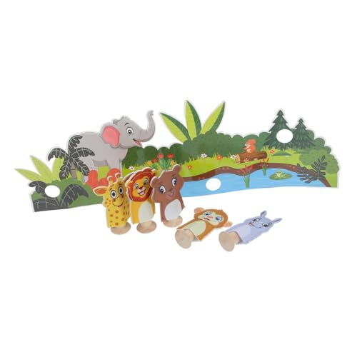 Artibetter 1Satz Fingerpuppen Filz Tierische Handpuppen für Handgefertigt Weich und Sicher für Interaktive Spiele und Erzählungen für Jede von Artibetter