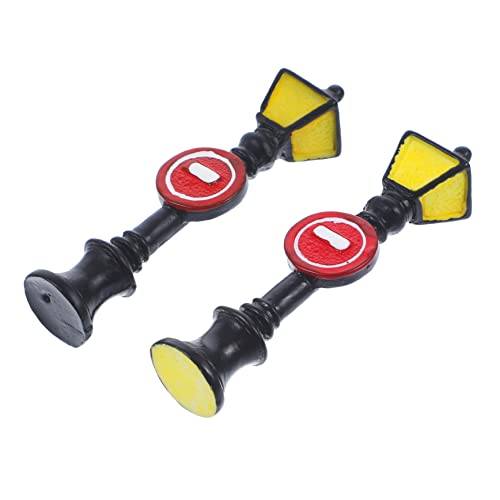 Artibetter 2 Stück Puppenhaus-Modell für Mini-Lampen-Kit Miniatur-Straßenlaternen des Dorfes Lampenspielzeug Kinderspielset für Jungen Miniatur-Modellleuchte Harz Artibetter 2 Stück Puppenhaus-Modell für Mini-Lampen-Kit Miniatur-Straßenlaternen des Dorfes Lampenspielzeug Kinderspielset für Jungen Miniatur-Modellleuchte Harz von Artibetter