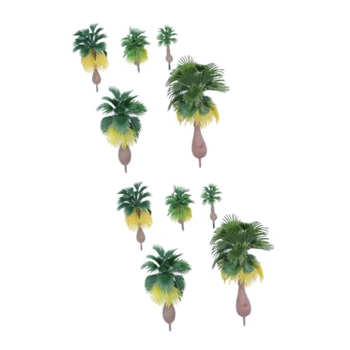 Artibetter 24 STK Modell botanisches Dekor Puppenhaus-Dekor grün wachsen Gründekor Miniaturdekoration Sandkasten Miniatur tropischer Baum grüne Palmen plastikpalme Pflanze schmücken von Artibetter