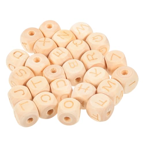 Artibetter 3 Sätze Alphabet Buchstabe Kleinkind Vorschule Bausteine ​​Für Perlen Lernspielzeug Block Würfel Aus Holz 26 Stücke * 3 von Artibetter