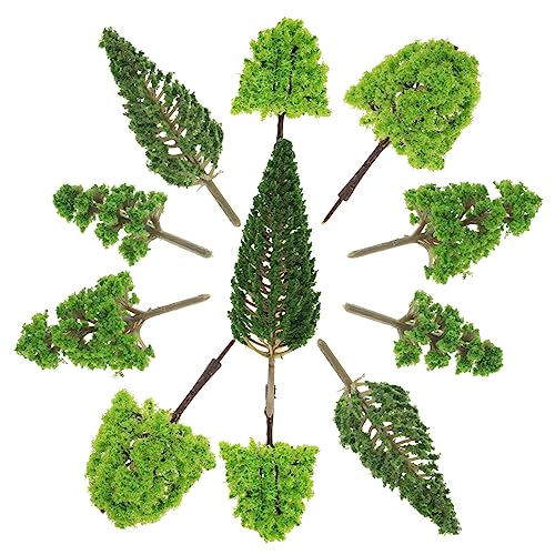 Artibetter 30Stücke Bäume für Mikrolandschaften Realistische Modellbaumdekoration für Sandtisch DIY Landschaftsbau Gartenzubehör Langlebig und Wiederverwendbar von Artibetter