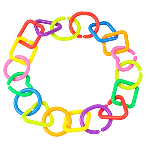 Artibetter 35Stücke Geometrische Babyverbindungsringe Vielseitige Ringspielzeuge Für Frühe Und Spielspaß Fördert Konzentration Und Motorische Fähigkeiten Für Kleinkinder Und Junge Mädchen von Artibetter