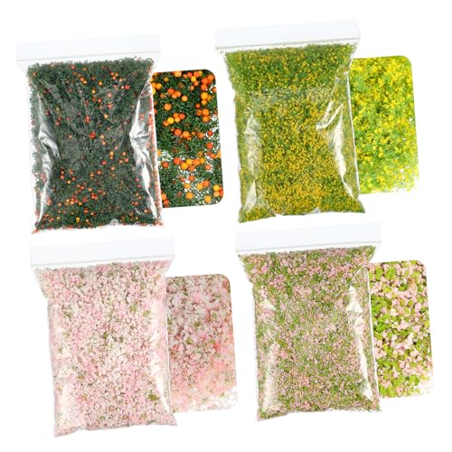 Artibetter 4 Packungen Modelllaub Bodendecker Modelllaub Für Landschaften Modellpflanzen Laub Miniatur Landschaft Streuplastik von Artibetter