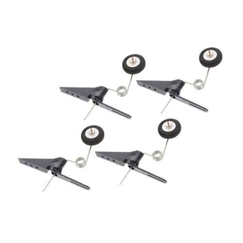 Artibetter 4 Stück Teiliges Rc Flugzeug Heckfahrwerk Ersatzrad mit Stabiler Landefunktion Langlebigem Material und Einfacher Montage Kompatibel mit Kleinen Modellflugzeugen unter Klasse für von Artibetter