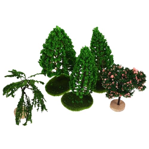 Artibetter 5 Stück Gartenmodellbaum Mini-Bäume zum Basteln Mini Fairy Garden Accessoires dekorative im Freien Zwerg Gartenzubehör Mini-Bonsai-Figuren-Ornament Baumfiguren Plastik Artibetter 5 Stück Gartenmodellbaum Mini-Bäume zum Basteln Mini Fairy Garden Accessoires dekorative im Freien Zwerg Gartenzubehör Mini-Bonsai-Figuren-Ornament Baumfiguren Plastik von Artibetter