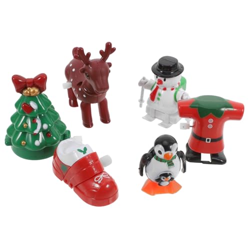 Artibetter 6 Stück Teiliges Weihnachts Aufziehspielzeug Springende und Laufende Uhrwerkspielzeuge für Strumpffüller und Weihnachtsfeier Artibetter 6 Stück Teiliges Weihnachts Aufziehspielzeug Springende und Laufende Uhrwerkspielzeuge für Strumpffüller und Weihnachtsfeier von Artibetter