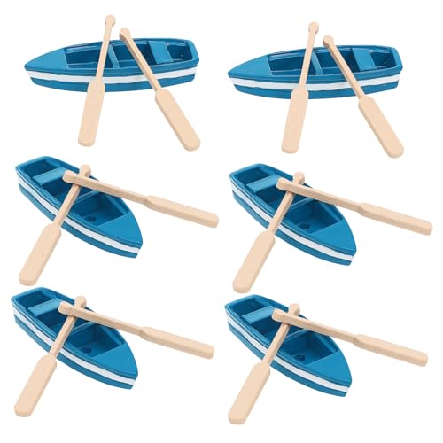 Artibetter 6 Stück nautisches Ornament Boot Figur nautisches Bootsmodell Ornamente Zimmer Boot Miniatur Blau Boot-Statue Küstendekor für Zuhause Boot Handwerk Holz Artibetter 6 Stück nautisches Ornament Boot Figur nautisches Bootsmodell Ornamente Zimmer Boot Miniatur Blau Boot-Statue Küstendekor für Zuhause Boot Handwerk Holz von Artibetter
