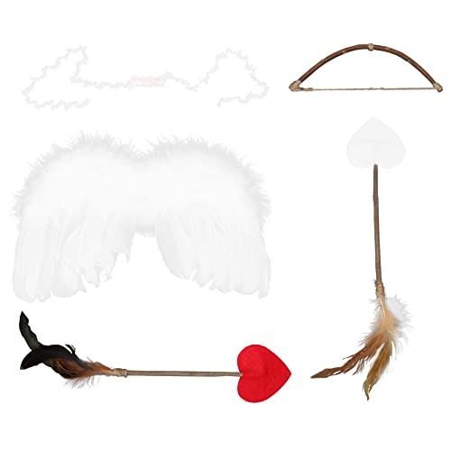 Artibetter Baby-Engelsflügel, 5pcs Neugeborenen Fotografie Requisiten mit Kopfbedeckung Pfeilen Bogen Flügel Set - Baby Fotografie Zubehör 0–12 Monate Artibetter Baby-Engelsflügel, 5pcs Neugeborenen Fotografie Requisiten mit Kopfbedeckung Pfeilen Bogen Flügel Set - Baby Fotografie Zubehör 0–12 Monate von Artibetter